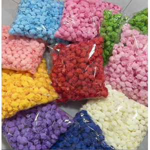 Red Fake Flowers | Foam Roses 3.5 CM Pack 100